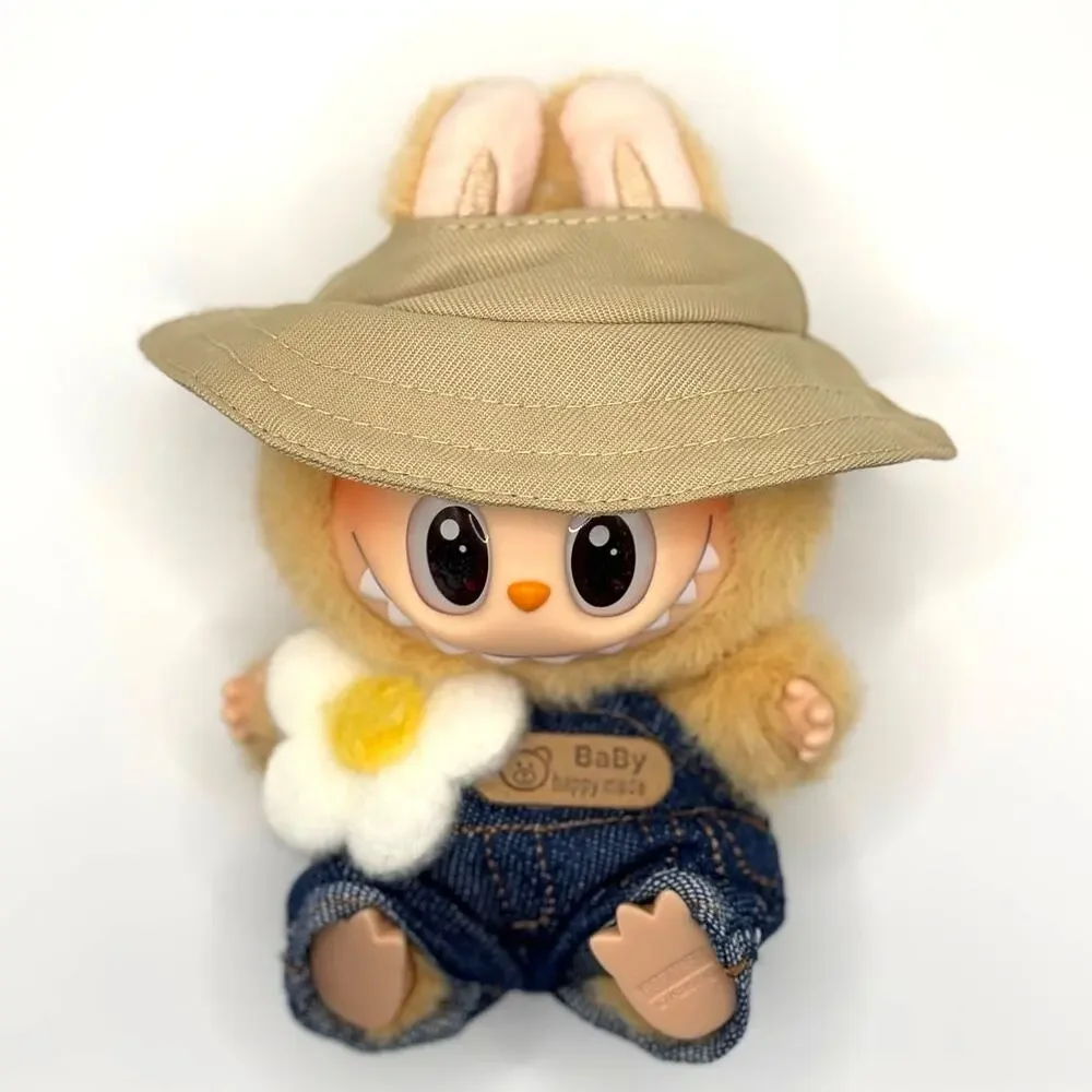 New - Labubu Denim Overall Flower Costume/Outfit w/Shoes - Costume Only